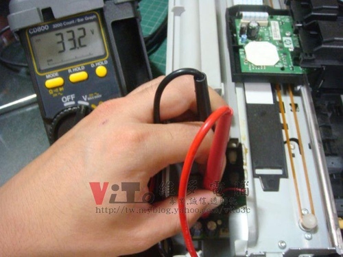 (印表機維修)HP F308多功能事務機~不過電維修實例