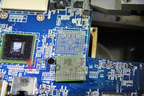 (筆電維修)惠普 COMPAQ CQ40-411AX 開機燈號閃爍警告~開機沒畫面~無法開機~開機黑畫面無法顯示~北橋故障通病維修實例