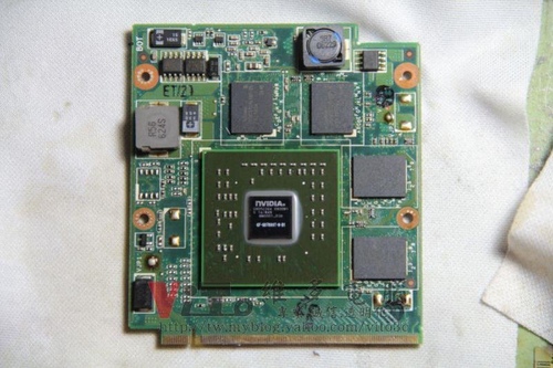 (筆電維修)華碩 ASUS A8J 顯卡開機畫面反白~開機白屏~獨立顯卡維修實例 (圖多)