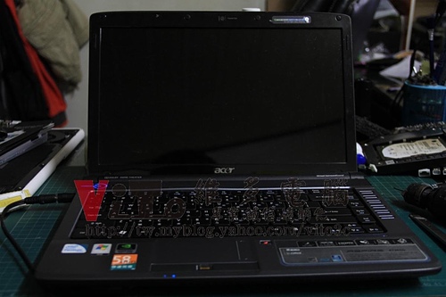 (筆電維修)宏碁 ACER ASPIRE 4736ZG 開機畫面全黑~開機沒影像~不開機~無法開機~CPU核心供電異常維修實例