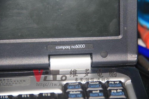 (筆電維修)康柏 COMPAQ NC6000 開機約幾秒後斷電~無法開機維修實例