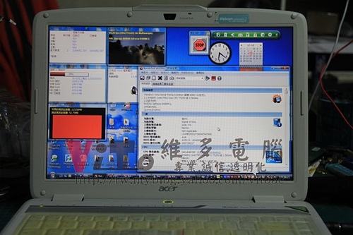 (筆電維修)宏碁 ACER ASPIRE 4720G 開機沒畫面~開機黑畫面黑屏~顯卡故障通病~8400M G顯卡更換升級維修實例