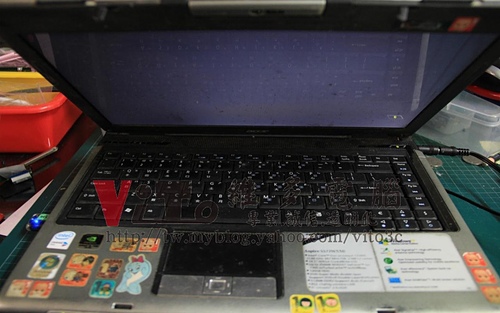 (筆電維修)宏碁 ACER ASPIRE 5570 GO7300獨立顯卡故障導致開機有背光沒畫面~無法開機維修實例
