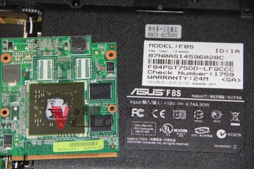 (筆電維修)華碩 ASUS F8SG 開機有聲無影~背光有亮畫面黑屏~9300MG獨立顯卡過熱通病維修實例