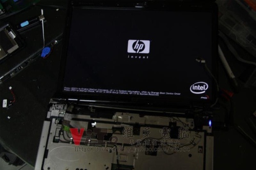 (筆電維修)惠普 HP DV2500 開機燈有亮~沒畫面顯示~開機黑屏~無法開機維修實例