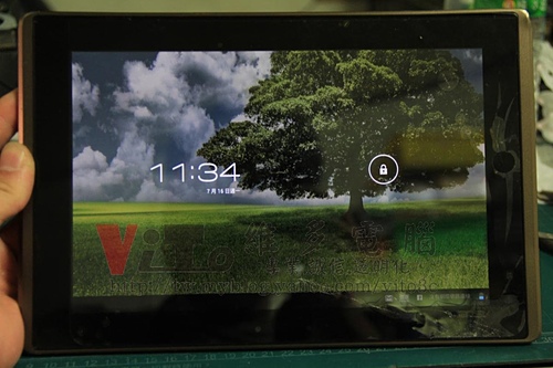 (平板電腦維修)華碩 ASUS Eee PAD TF101 面板破裂~觸控板破裂維修實例