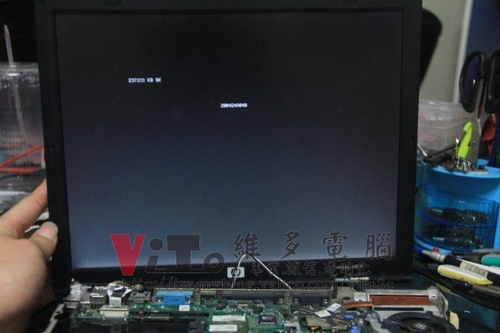 (筆電維修)康柏 COMPAQ NC6000 開機約幾秒後斷電~無法開機維修實例