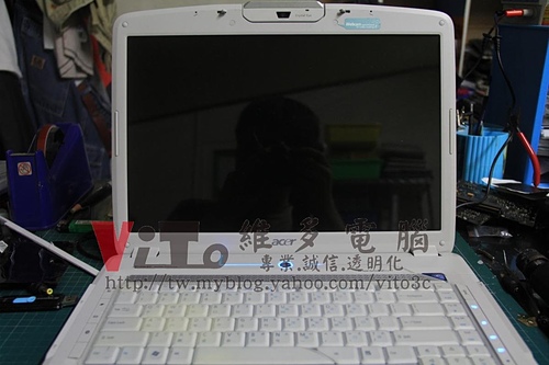 (筆電維修)宏碁 ACER ASPIRE 5920G 開機沒畫面~畫面全黑~顯示卡8600M GT故障通病維修實例