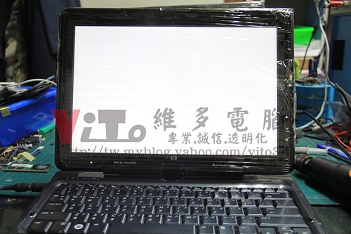 (筆電維修)惠普HP TouchSmart TX2 開機燈號閃爍警告~無法開機~開機白畫面無法顯示~北橋故障通病維修實例