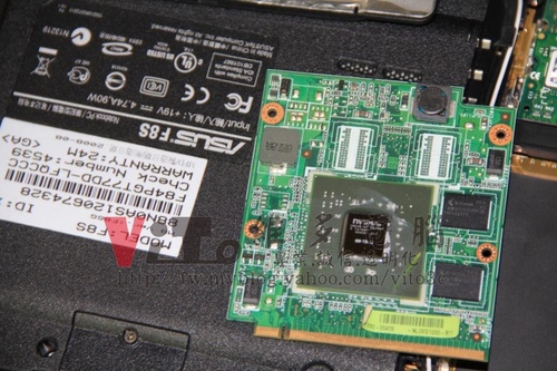 (筆電維修)華碩 ASUS F8SG GF9300MG顯卡過熱故障~熱機破圖線條~畫面偏移無法開機維修實例