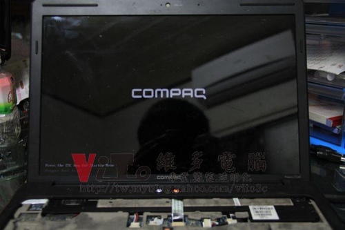(筆電維修)惠普 COMPAQ Presario CQ40 開機後燈號閃爍~Caps lock與scroll同時閃爍~無法開機維修實例