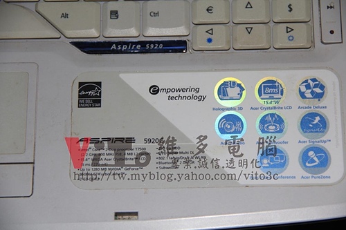 (筆電維修)宏碁 ACER ASPIRE 5920G 開機有背光沒畫面顯示~無法顯示畫面~開機黑屏~8600顯卡故障維修實例 (筆電維修)宏碁 ACER ASPIRE 5920G 開機有背光沒畫面顯示~無法顯示畫面~開機黑屏~8600顯卡故障維修實例