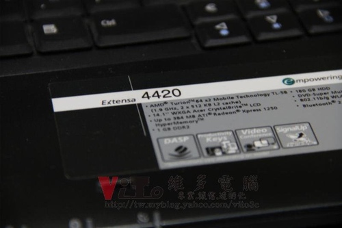 (筆電維修)宏碁 ACER Extensa 4420 開機後斷電又重開~無法開機維修
