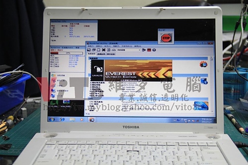 (筆電維修)東芝 TOSHIBA Satellite A200 無法開機~開機沒畫面~有過電不能開機維修實例