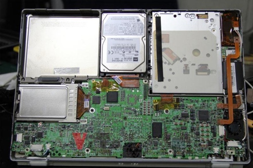 (筆電維修)蘋果 APPLE POWERBOOK G4 小G4開機沒反應~開機沒畫面維修實例