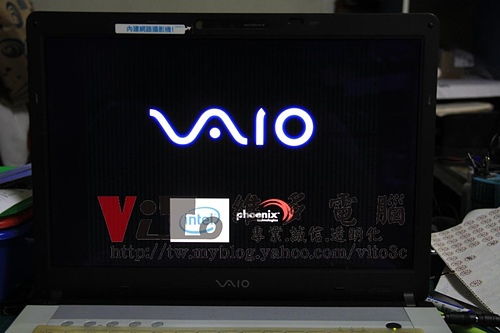 (筆電維修)新力 SONY VAIO VGN-FE35TP(PCG-7RBP) 開機畫面藍色線條~畫面亂碼破圖~無法進入作業系統~NVIDIA顯示卡故障通病維修實例