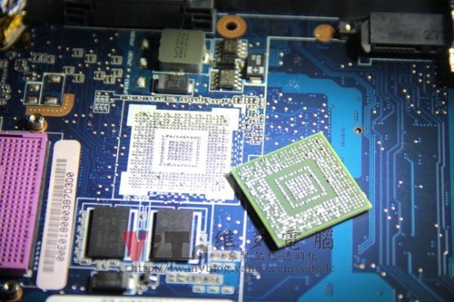 (筆電維修)華碩 ASUS W7S 顯卡花屏線條破圖~顯卡過熱通病維修實例 (主機板篇)