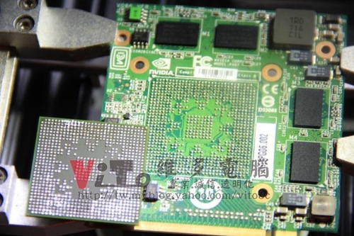 (筆電維修)宏碁 ACER Aspire 5920G 顯卡8600M GT畫面破圖~顯卡維修實例