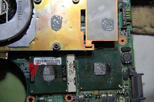(筆電維修)聯想 IBM T43 開機後停在BIOS畫面~無法開機~南橋故障維修實例