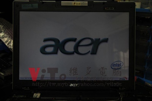 (筆電維修)宏碁 ASPIRE 5572 WXMi 開機有背光~沒畫面顯示~7300顯卡故障通病維修實例
