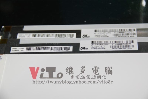 (筆電維修)華碩 ASUS Eee PC 1001系列 LCD10.1吋面板破裂更換維修實例
