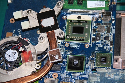 (筆電維修)惠普 COMPAQ CQ40-411AX 開機燈號閃爍警告~開機沒畫面~無法開機~開機黑畫面無法顯示~北橋故障通病維修實例