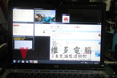 (筆電維修)惠普 HP DV2000 (DV2755TX) 開機有背光沒畫面~有光域沒畫面顯示~開機黑屏維修實例 (筆電維修)惠普 HP DV2000 (DV2755TX) 開機有背光沒畫面~有光域沒畫面顯示~開機黑屏維修實例