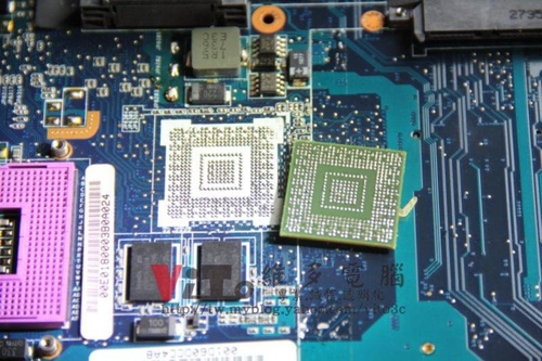 (筆電維修)華碩 ASUS W7S (花花) 開機顯示時好時壞~顯卡故障導致畫面分割~維修實例