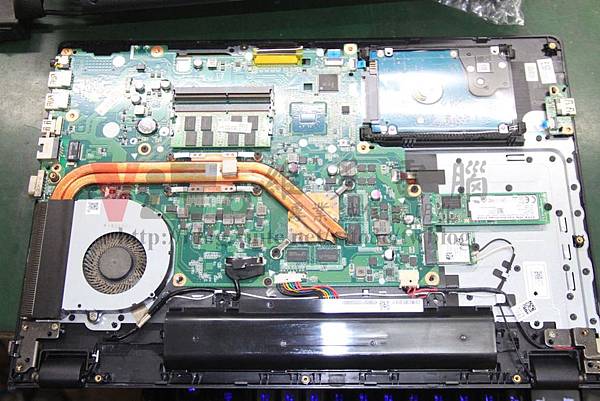 ACER Aspire V15 V5-591G-586G 散熱器結構