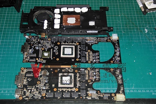 (顯示卡維修)NVIDIA GeForce 9800 GX2 抓不到顯示卡~無法開機~開機黑屏~破圖雪花維修實例