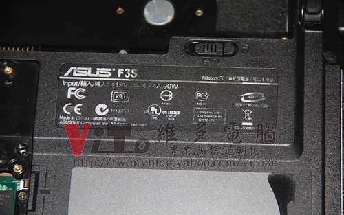 (筆電維修)華碩 ASUS F3SV 開機黑屏~開機沒畫面~開機沒反應~顯卡過熱無法開機維修實例 (筆電維修)華碩 ASUS F3SV 開機黑屏~開機沒畫面~開機沒反應~顯卡過熱無法開機維修實例