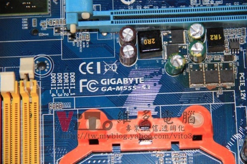 (桌機維修)技嘉 GIGABYTE GA-M55S-S3 無法開機~電腦有運作但無畫面顯示維修實例