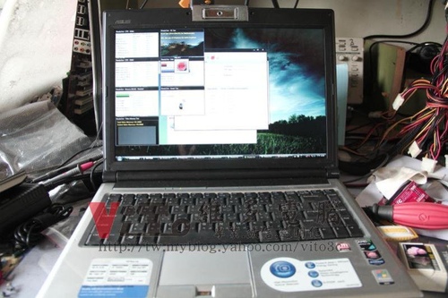 (筆電維修)華碩 ASUS F8TR 開機沒畫面~開機沒反應~無法開機維修實例