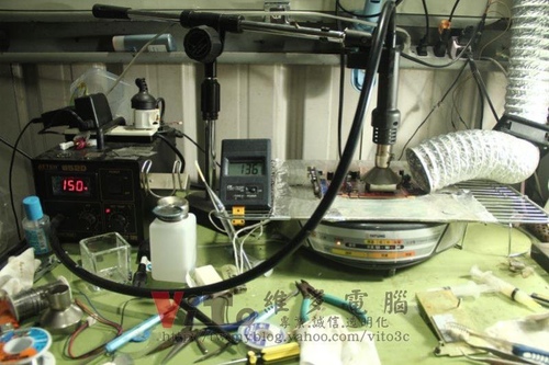 (顯卡維修)微星MSI RX2600 PRO開機雪花破圖~執行遊戲熱當機維修
