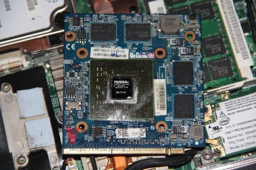 (筆電維修)宏碁 ASPIRE 5920G 畫面異常~反白~顯卡維修實例