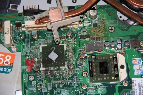 (筆電維修)宏碁 ACER ASPIRE 4520G 開機沒畫面~一直斷電重開機~顯卡及北橋故障無法開機維修實例