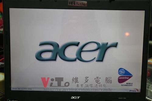 (筆電維修)宏碁 ACER ASPIRE 1652 開機條紋~畫面異常維修實例 (風扇改裝篇)