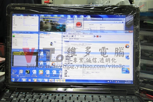 (筆電維修)華碩 ASUS K50I (K50IE) 常常當機死當~藍底白字~不定時關機~主機板供電維修實例