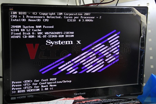 (伺服器維修)IBM System X3200 M2 開機斷電~開機後反覆重開~無法開機維修實例