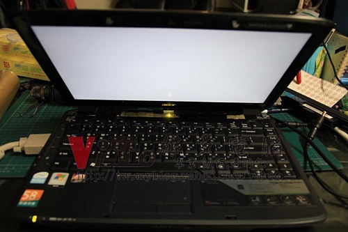 (筆電維修)宏碁 ACER ASPIRE 4730ZG 筆電進水故障~開機有背光沒畫面~無法開機進作業系統維修實例