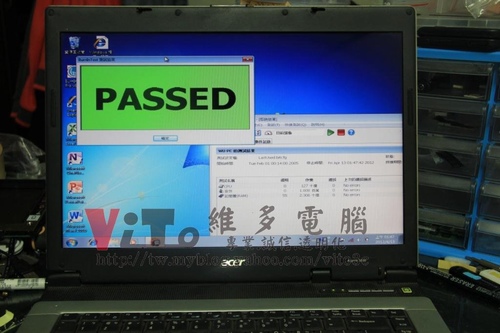 (筆電維修)宏碁 ACER ASPIRE 5003WLCi 熱當機~畫面停住~不定時當機維修實例