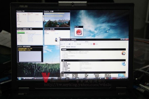 (筆電維修)華碩 ASUS W7S (花花) 開機顯示時好時壞~顯卡故障導致畫面分割~維修實例