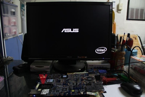 (筆電維修)華碩 ASUS W7S 顯卡花屏線條破圖~顯卡過熱通病維修實例 (主機板篇)