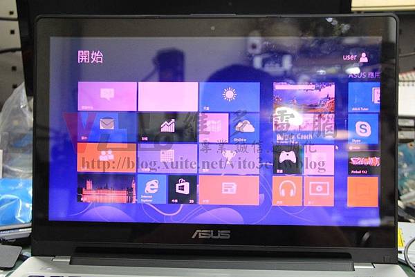 ASUS S550C 顏色異常 顏色偏紅