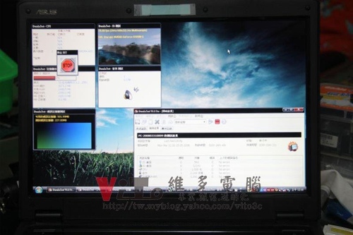 (筆電維修)華碩 ASUS F6S 畫面六分割~畫面異常~顯卡過熱~破圖花屏維修實例