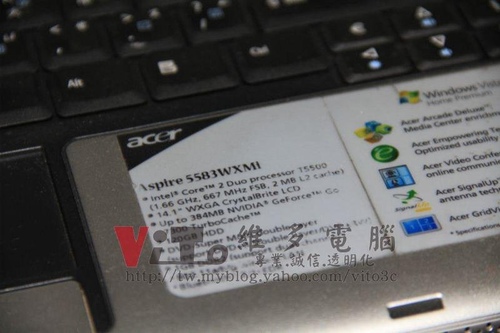 (筆電維修)宏碁 ACER ASPIRE 5583WXMi 開機後有背光~沒畫面顯示~顯卡GO7300故障維修實例