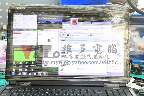 (筆電維修)華碩 ASUS K50I (K50ID) 常常當機~自動關機~藍底白字重開機~主機板供電異常維修實例