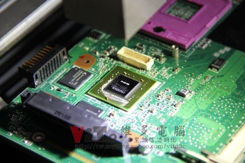 (筆電維修)華碩 ASUS F6S 9300M 顯卡獨顯破圖維修實例