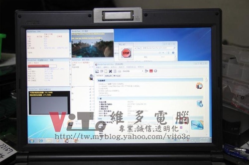 (筆電維修)華碩 ASUS F8SG 顯卡故障~畫面偏移~9300MG顯卡通病維修實例