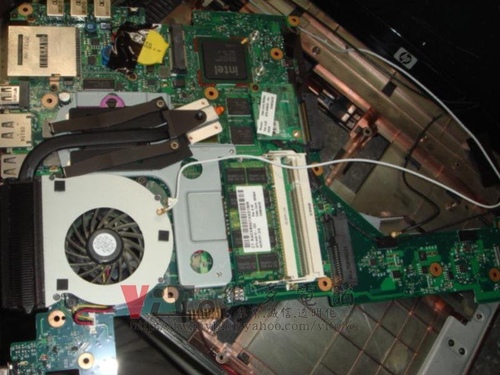 (筆電維修)惠普 HP DV3000 開機畫面異常~沒畫面~嗶聲警告音顯卡維修實例
